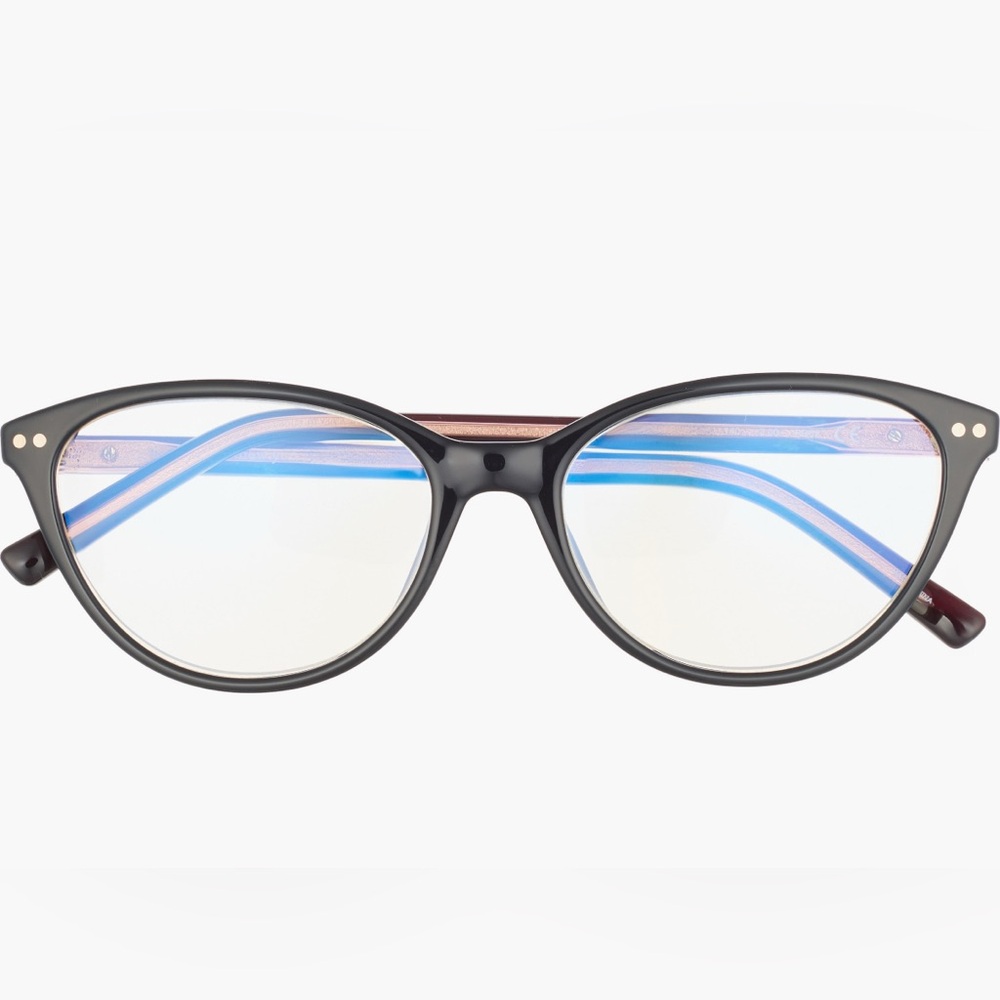Kate Spade Roanne Cat Eye Reading Glasses in Black and Pink| 54x16x140
